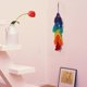 thumbnail image 1 of 5uds. Atrapasueños de plumas de colores, colgante para colgar en la pared de la puerta del hogar, atrapasueños, 1 of 7