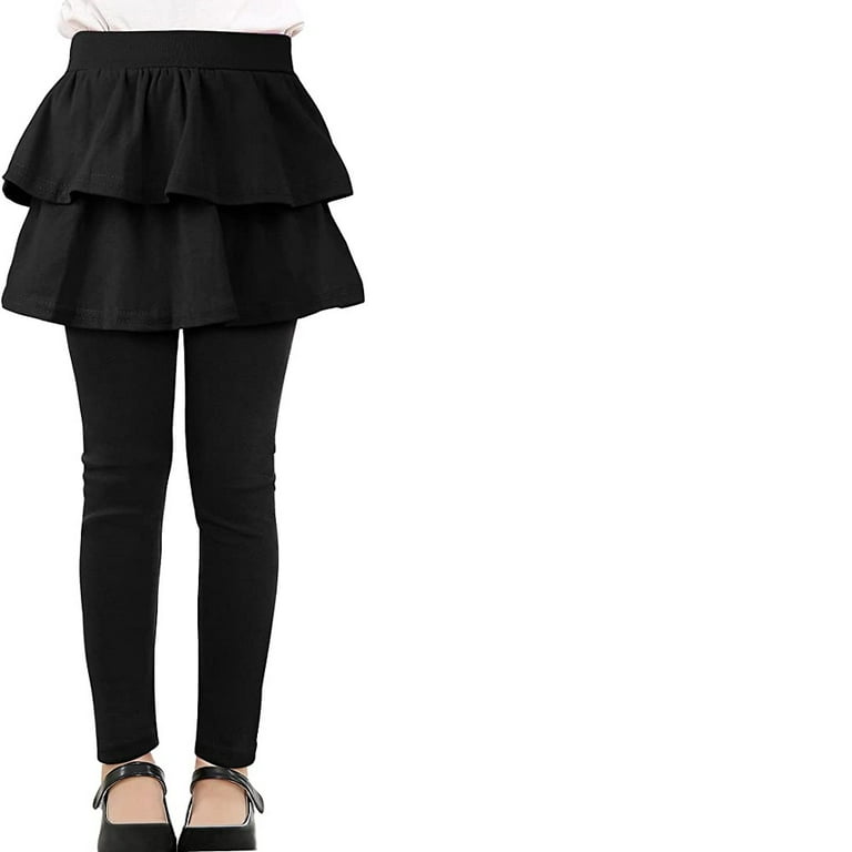 Leggings with tutu attached top