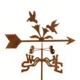 thumbnail image 1 of EZ Vane EZ1108-GR Colibris Girouette avec Support de Jardin, 1 of 4
