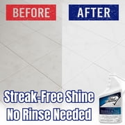 Black Diamond Stoneworks Marble & Tile Floor Cleaner Concentrate, pH Neutral, Streak-Free & No-Rinse Formula for Granite, Travertine, Limestone, Slate, Ceramic & Porcelain Floors (1 Quart)