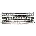 thumbnail image 2 of Laddha Home Designs Handwoven Tribal Cotton Lumbar Pillow Cover - 36" - White and Black, 2 of 9