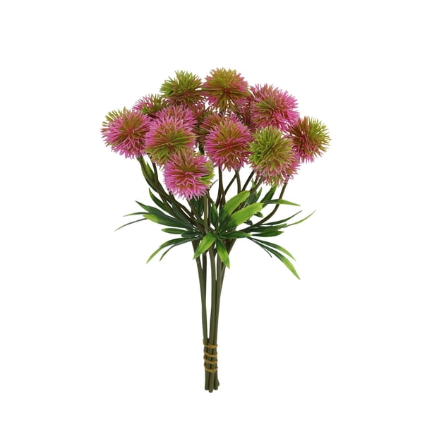Dientes de león artificiales, 5 piezas, flores de seda realistas para decoración de bodas, decoración del hogar, arreglo central con diseño realista, uso durante toda la temporada.