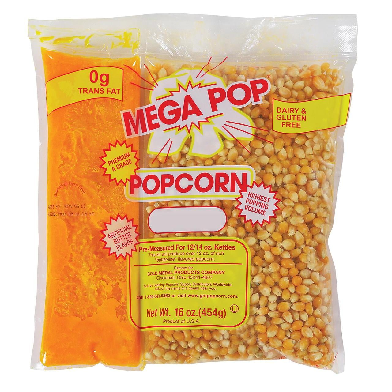 Product Of Gold Medal Mega Pop Popcorn Kit (12 Oz. Kit, 24 Ct.) For