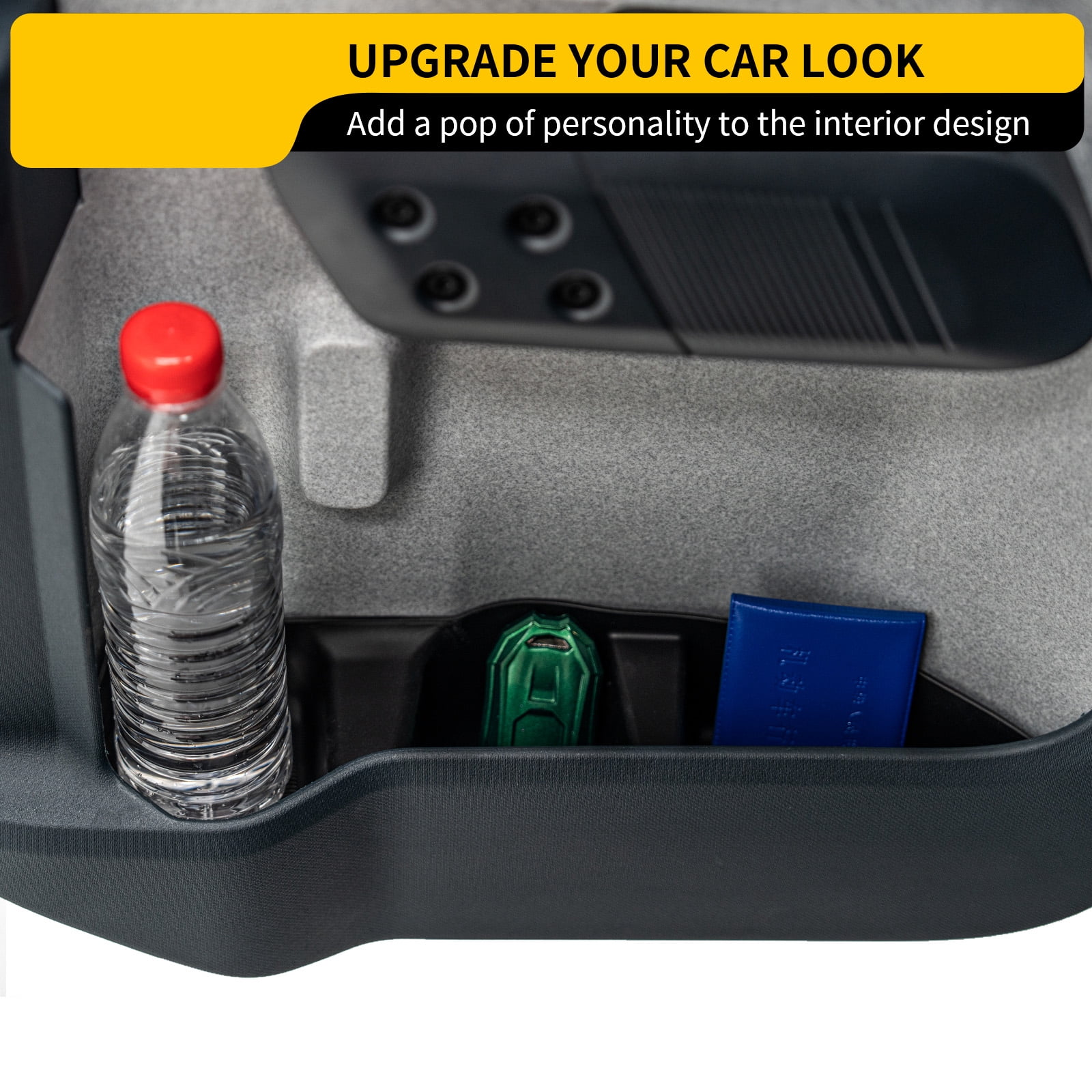 Door Side Storage Tray for 2022-2025 Ford Maverick Side Door Storage Box Car Side Organizer Phone Pocket Silicone Front & Rear 4PCS Maverick Accessories