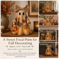 thumbnail image 7 of Lighted Vintage Patchwork Ghost, Ghost Bonfire Night Lamp with Warm LED Glow, Farmhouse Fabric Ghosts Figure with Pumpkin Pail, Fall Tabletop Decoration for Mantel Shelf Entryway, 7 of 7
