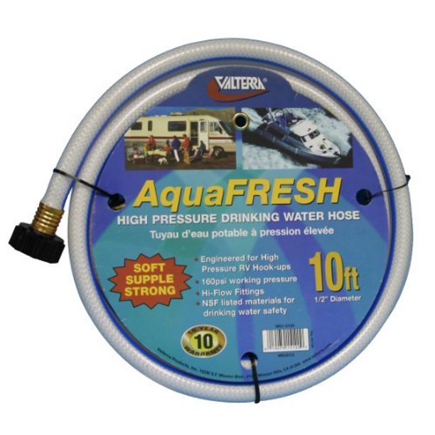 Valterra W015120 Aquafresh 1/2" x 10' RV Drinking Water Hose