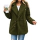 thumbnail image 1 of Abrigo PRETTYGARDEN Oversized de Sherpa Fleece con Piel Sintética Verde Talle S, 1 of 5