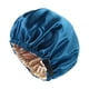 thumbnail image 2 of Gorro de seda para dormir, ajustable para maquillarse, lavarse la cara y bañarse. azul, 2 of 9