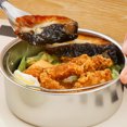 thumbnail image 3 of Thermal Lunch Box, Single Layer Food Storage Container Stainless Steel Soup Container for Office School Travel Picnic, 3 of 7