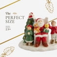 thumbnail image 7 of Spode Christmas Tree Miniature Christmas Village Figural Decoration, Snowy Christmas Village Set, Ceramic Holiday Decor - Festive Holiday Decorations for Indoor Display (Santa with Children), 7 of 7