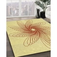 thumbnail image 3 of Ahgly Company Machine Washable Indoor Rectangle Transitional Sun Yellow Area Rugs, 7' x 10', 3 of 7