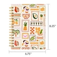 thumbnail image 6 of Pen+Gear Double Wire Hardcover Journal, Tropical Fruit, 6" x 8", 192 Ruled Pages, 6 of 6