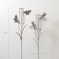 thumbnail image 2 of 36.5 Inch Metal Garden Butterfly Yard Stake with Rain Gauge, 2 of 5