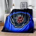 thumbnail image 1 of Lightweight Rectangle Flannel Picnic Blanket with 3D Print for Indoor Outdoor, 1 of 9