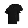 thumbnail image 2 of Jack & Jones Camiseta para Hombre, Pack de 4 - JACBASIC CREW NECK TEE, Manga corta, lisa, algodón Negro/blanco L (Large), 2 of 7