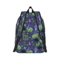 thumbnail image 7 of Geaub magic toads in hats durable canvas backpack: stylish, lightweight, and spacious with adjustable straps, 7 of 7
