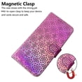 thumbnail image 4 of For Xiaomi Redmi Note 14 4G (164.84mm) Stand Case Dazzling Flower Leather Phone Cover - Grey, 4 of 5