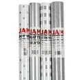 thumbnail image 2 of JAM Paper Preminum Holiday Wrapping Pape Set, Evyething Silver, 100 Sq ft total, 4 Rolls, 2 of 4