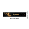thumbnail image 3 of LUUFILx Ramadan Celebration Backdrop Crescent Moon Hanging Stars Night Decor Banner Festive Decorations Eid Mubarak Party Photography Props Ramadan Festival, 3 of 8