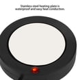 thumbnail image 4 of Electric Coffee Stove, Stainless Steel Heating Plate Convenient To Use Electric Hot Stove, For Makeup Lovers Professional Makeup Artist Make Up Dress Up, 4 of 8