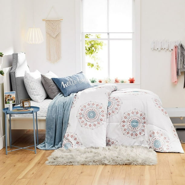 The Complete Campus Pak, Hannah Dreamcatcher 24Piece Bedding Comforter Set, Twin XL, including
