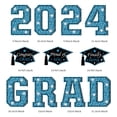 thumbnail image 2 of Coolmade Graduation Yard Sign 2024, 11pcs Large Graduation Decorations Class of 2024 Yard signs with Stakes, 2 of 7
