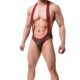 thumbnail image 1 of Ropa interior moldeadora de cuerpo de color elástico para hombre, mono divertido y transpirable de malla sexy, 1 of 6