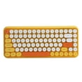 thumbnail image 1 of Teclado inalámbrico Ajazz Bluetooth 84 teclas Retro redondo Keycap Gaming Office Supplies 308IYellow, 1 of 5