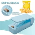 thumbnail image 3 of PloutoRich Mini Bag Sealer 2 in 1 Bag Sealing Machine Heat Seal Food Storage Portable Vacuum Sealers Plastic Sealer for Plastic Bags, 3 of 20