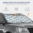 thumbnail image 4 of Balery 2 Piece Dachshund Dog Puppy Car Windshield Sun Shade|Foldable Front Windshield Shade for Car Front Window for Most Sedans SUV Truck-Large, 4 of 7
