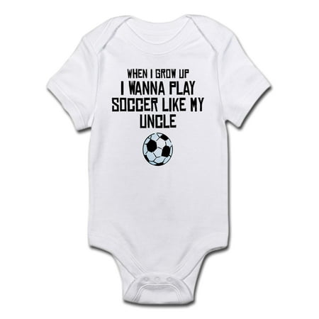 

CafePress - Play Soccer Like My Uncle Body Suit - Baby Light Bodysuit