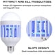 thumbnail image 4 of Bombilla, 2 en 1 Mosquito Killer Lamp UV Led Electronic Insect & Fly Killer Xemadio WMZL-1605, 4 of 8