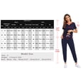 thumbnail image 7 of Purcoar Women Tracksuit 2 Piec Outfit Short Sleeve Casual Sweatshirt Set, 7 of 7