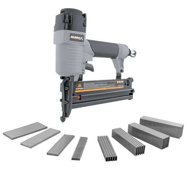 Clavadora/grapadora neumática 2 en 1, calibre 18, NuMax S2118GWN