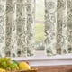 thumbnail image 5 of Cortinas de ventana Jinchan, lino navideño, diseño floral, 90 x 60 cm, 2 paneles, 5 of 9