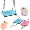 thumbnail image 4 of Methold Pequeños animales columpio cama colgante pequeños suministros para mascotas accesorios colgante juguete para hacer ejercicio Juguetes de animales pequeños, 4 of 6