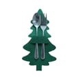 thumbnail image 2 of Soporte para cubiertos colgante Inteprter de Navidad 4 unidades/juego Verde, 2 of 6