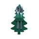 thumbnail image 5 of Wosthever 4 unidades/juego de cubiertos colgantes de Navidad, chimenea, de pared, centro de , tenedor, cuchara, bolsa de almacenamiento, Kits de decoración para fiestas Verde, 5 of 6