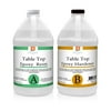 East Coast Resin Table Top Epoxy Resin 1 Gallon Kit for Crystal Clear, Super Gloss Coating, Table Tops, Art Resin, Wood, Jewellery, Counter Tops, Casting Molds, Bar Tops, DIY.