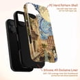 thumbnail image 4 of Venice Gondola Moonlight Phone Case, Romantic Cityscape Starry Night Art Aesthetic Phone Cover for iPhone 16 15 14 13 12 11 Pro Max Plus Mini, 4 of 6