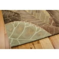 thumbnail image 4 of Nourison Tropics 96" x 132" Wool Indoor Rug in Brown/Green Floral, 4 of 4