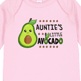 thumbnail image 4 of Inktastic Auntie's Little Avocado with Cute Baby Avocado Boys or Girls Long Sleeve Baby Bodysuit, 4 of 5