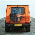 thumbnail image 6 of Gukieu Twilight Canal Reflection Print Car Tire Cover, Adjustable Waterproof and Dustproof Tire Protection Cover, Suitable for SUV, Truck, Van-17 inch, 6 of 6