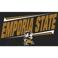 thumbnail image 2 of Men's Black Emporia State Hornets Double Bar Pullover Hoodie, 2 of 2