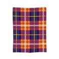 thumbnail image 7 of DouZhe Ultra-Soft Micro Fleece Lightweight Flannel Bed Blanket, Retro Scottish Red Plaid Print Cozy Warm Throw Blankets, 40"x30", 7 of 7