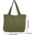 thumbnail image 6 of Quilted Tote Bag Puffer Bag for Women Nylon Shoulder Bag Quilted Padding Hobo Bag Lightweight Everyday Tote, 6 of 6
