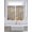 Brown, variant on Octopus Coastal 2 Panel Kitchen Curtains for Small Windows, Summer Nautical Starfish Coral Ocean Bathroom Tier Curtain, Short Window Treatment for Bedroom/Living Room 55"x24"