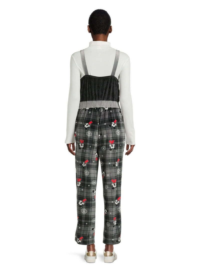 Disney Mickey Mouse Juniors Velour Jumpsuit, Sizes XS-XXXL