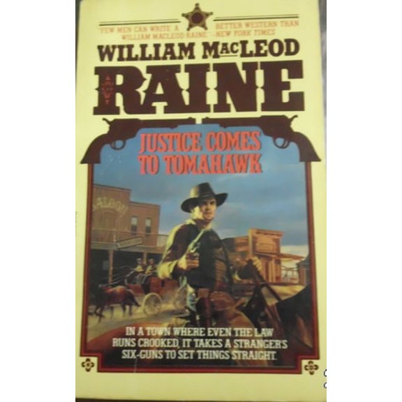 Pre-Owned Justice Comes to Tomahawk (Mass Market Paperback) 0445202696 9780445202696