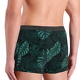 thumbnail image 4 of Men's Boxer Briefs, Banana leaves green_A Soft Comfy Mens Underwear Boxer Briefs Breathable With Widen Waist, 4 of 7